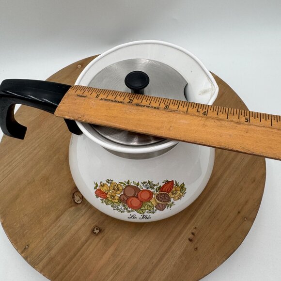 Vintage Corning Ware Spice of Life Le The’ Pattern Tea Pot - Picture 2 of 5